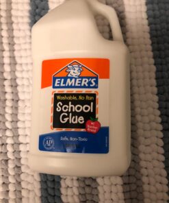 Elmer's Liquid School Glue, Washable, 1 Gallon, 1 Count - Great for Making Slime 1-Count 30 71qYFf3MqTL