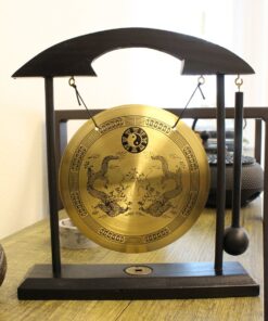 Zen Table Gong Dragon with Taiji Symbols Feng Shui Meditation Desk Bell Home Decor Housewarming Congratulatory Blessing Gift US Seller 10 71qZ24pq8SL