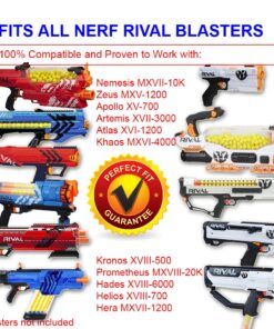 HeadShot Ammo Foam Balls for Toy Gun Refill Pack of Bullets Compatible with Nerf Rival Guns 110 Sky Blue 14 71qZqqHWT3L