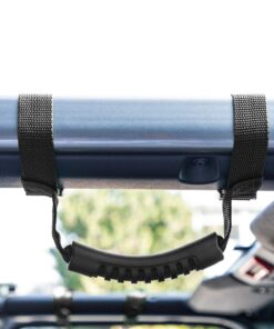 4 x Roll Bar Grab Handles Grip Handle for Jeep Wrangler YJ TJ JK JKU JL JLU Sports Sahara Freedom Rubicon X & Unlimited 1955-2024 (Black) Black 26 71qZttTUzsL