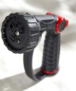 Alternative view of Orbit 58993 7-Pattern Watering Nozzle with Thumb Control, Black Multipattern Nozzle