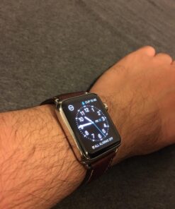 Hadley-Roma MS-906 Men's Genuine Leather Watch Band Brown 22mm 18 71qbDAkzfL