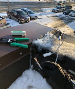 SGILE 9-in-1 Portable Crimping Tool Kit, 8P8C 6P6C 4P4C Connectors, RJ11/RJ12/RJ45 Cat5 Cat5e Network/Phone Cable Tester, Black 30 71qbU3z4ipL