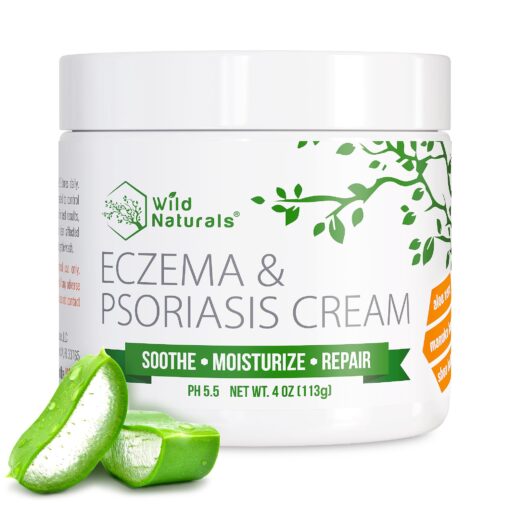 Eczema Cream for Adults & Kids - Eczema Psoriasis & Rosacea Care Cream for Dry Itchy Skin Relief - Face Body & Hand Eczema Moisturizer - Eczema Relief & Seborrheic Dermatitis Cream for Face 4 Ounce (Pack of 1)