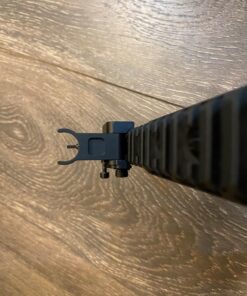 Feyachi Flip Up Rear Front and Iron Sights Best Backup fits Picatinny & Weaver Rails Black 50 71qbmJmQSlL