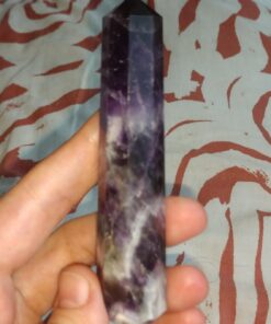 Jet Amethyst Crystal Towers Natural Healing Crystal Point Obelisk for Reiki Healing and Crystal Grid Approx 3 inch 22 71qc0DTgkEL
