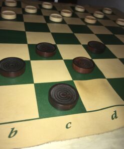 WE Games Checkers Pieces Only, Wooden Checker Board Game Pieces, 24 Red and Black Stackable Player Pieces with a Drawstring Storage Bag, 1.5 Inch Diameter Carved Versatile Backgammon Game Pieces 29 71qcrmbLMqL