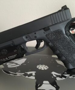 TALON Grips Adhesive Pistol Grip Compatible with Glock 17, 19X, 22, 24, 31, 34, 35, 37 - Made in The USA Previous Generation Rubber-Black 64 71qcx3Yqo8L