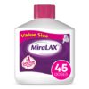 MiraLAX Gentle Constipation Relief Laxative Powder, Stool Softener with PEG 3350, Works Naturally Water in Your Body, No Harsh Side Effects, Osmotic Laxative, #1 Physician Recommended, 45 Dose 1.68 Pound (Pack of 1) 14 71qdVYwbvQL