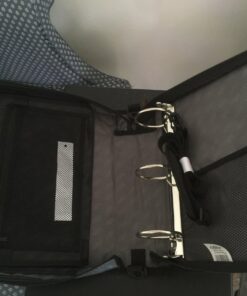 Case-it The Mighty Zip Tab Zipper Binder - 3 Inch O-Rings - 5 Color Tab Expanding File Folder - Multiple Pockets - 600 Sheet Capacity - Comes with Shoulder Strap - Black D-146 Single 45 71qdjIUtOLL