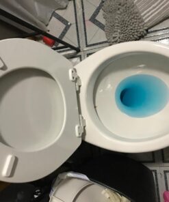 MAYFAIR 848SLOWB 000 Toilet Seat will Slow Close, Never Loosen and Easily Remove, ROUND, Durable Enameled Wood, White 39 71qdlRD1vuL