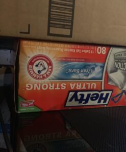 Hefty Ultra Strong Tall Kitchen Trash Bags, Clean Burst Scent, 13 Gallon, 80 Count 39 71qeMVWgwTL