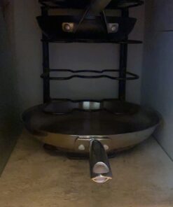 Simple Houseware Cabinet Pantry Pot and Pan Organizer Holder Rack, Bronze 37 71qeW4N7VL