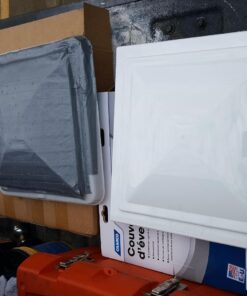 Camco RV Vent Lid | Features an Impact-Resilient Unbreakable Polycarbonate Construction, Comes Pre-Assembled, and Easy to Install (40168),White Ventline (Pre '08 Models)/Elixir ('94 & Up Models) White 29 71qf131TceL