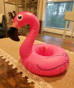 BigMouth Inc. Inflatable Bird Pool Cupholder Floats, 3-pack includes Pink Flamingo and Black and White Swans , Multi-Colour 21 71qfFl0vWLL