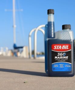 STA-BIL 360 Marine Ethanol Treatment & Fuel Stabilizer - Full Fuel System Cleaner - Fuel Injector Cleaner - Removes Water- Protects Fuel System - Treats 320 Gallons - 32 Fl. Oz. (22240) Blue 32 oz. 25 71qfYjoZN7L 2