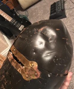 Deco 79 Metal Medieval Knight Crusader Helmet, 9" x 9" x 13", Silver 9" x 9" x 13" 22 71qfaTVW7ML