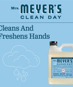 MRS. MEYER'S CLEAN DAY Liquid Hand Soap Refill, Rainwater, 33 OZ 15 71qfyLqfX8L