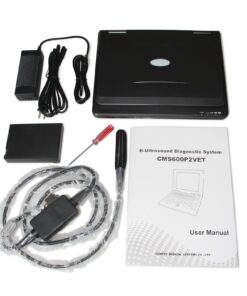 Alternative view of CONTEC Digital CMS600P2 Vet Veterinary Portable Laptop B-Ultra Sound Scanner Machine 7.5Mhz Rectal Linear Probe Horse/Equine/Cow/Sheep use