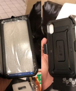 SUPCASE Unicorn Beetle Pro Series Case Designed Designed for iPhone X, with Built-In Screen Protector Full-body Rugged Holster Case for Apple iPhone X / iPhone 10 (2017 Release) (Black) Black 39 71qgTpkkh9L