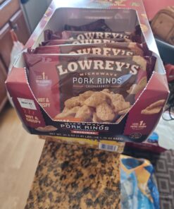 Lowrey's Bacon Curls Microwave Pork Rinds (Chicharrones), Original, 1.75 Ounce (Pack of 18) 1.75 Ounce (Pack of 18) 23 71qgWOCCqJL