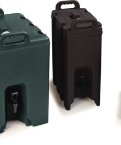 Carlisle FoodService Products Cateraide Insulated Beverage Dispenser with Handles for Catering, Events, Kitchens, And Restaurants, Plastic, 5 Gallons, Black 5 Gallon 22 71qghlfP4OS