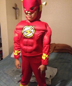Rubie's DC Comics Deluxe Muscle Chest The Flash Child's Costume Small 26 71qh1vZiI L