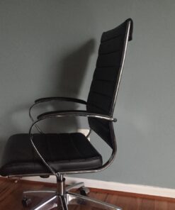 Modway Jive Ribbed High Back Tall Executive Swivel Office Chair With Arms In Black 37 71qhGPy210L