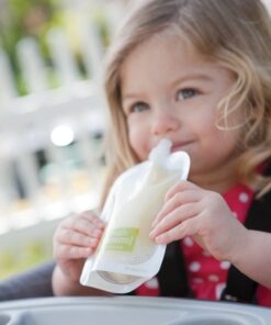 Infantino Disposable Squeeze Pouches, Portable Homemade Semi-Solid Food for Babies and Toddlers, 4 Fl Oz (Pack of 50) 50 Squeeze Pouches Pack 29 71qhvFXEwgL