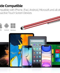 ORIbox Stylus Pens for Touch Screens,10 Pack Lightweight Design for iPad,iPhone, Samsung, HTC, Fire Tablet, Tablet, All Capacitive Touch Screen Device 10 Multi-Colored 18 71qhzc8mgsL