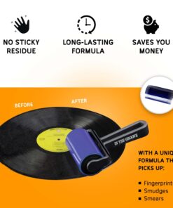 in The Groove Vinyl Roller Cleaner - Vinyl Cleaning Device for Quick Cleaning Vinyl Records or LP Surfaces from Dust, Anti-Static Record Cleaner Roller to Keep Your Audio Album Turntables Sound Clear 14 71qiEJyfl8L