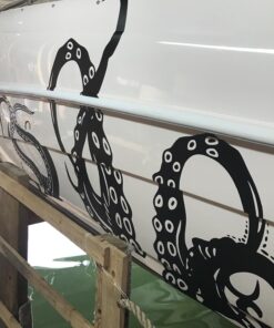 Beware Of Octopus 8” x 12” Vintage Aluminum Retro Metal Sign VS302 33 71qilEbie5L