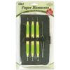 Mcgill Paper Blossom Tool Kit, Ball Tools, 4-Pack Multicolor