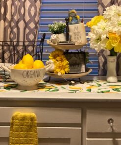 JEDFORE Fake Fruit Home House Kitchen Party Decoration Artificial Lifelike Simulation Yellow Lemon 10pcs Set 10 Pcs - Large Size 49 71qkxuOXDL