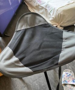 PORTAL Tall Folding Tripod Stool for Outdoor Camping Walking Hunting Hiking Fishing Travel, Support 225 lbs Black Standard Pack 25 71qlXfLIMQL