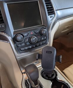 APPS2Car Solid Cup Holder Phone Mount for Car Truck with Quick Extension Long Arm Fast Swivel Adjustable Height 360 Rotatable Low Profile Universal Mobile Mount Compatible with All Cell Phone iPhone Black 31 71qlbcF6EVL