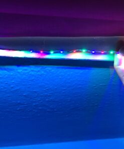 SUPERNIGHT LED Strip Light, 2835 SMD RGB Multi-Color Changing Lights, 16.4ft 300 LEDs Rope with IR Remote Controller, 12V Power Supply for Bedroom, TV-Back Lighting, Halloween, Christmas 2835RGB 24Keys 88 71qlcD1idSL