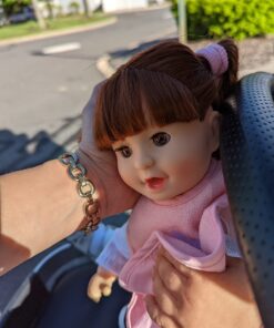 Melissa & Doug Mine to Love Brianna 12-Inch Soft Body Baby Doll With Hair and Outfit - First Baby Doll For Toy For Kids 18 Months And Up English Only Standard Packaging 36 71qlciEa7yL