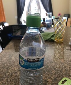 green sprouts Spout Adapter for Water Bottle, Quickly Converts a Standard Bottle into a Sippy Cup, Collar Fits Two Bottle Sizes, One Size One Size (Pack of 1) 36 71qn A38ILL