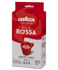 Lavazza Qualita Rossa Ground Coffee Blend, Medium Roast, 8.8-Ounce Bag Caffe Ground Espresso 8.8 Ounce (Pack of 1) 17 71qnIAHkT8L