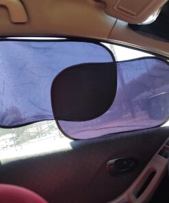 kinder Fluff Car Window Shade (4Pack)-The Only Certified Car Window Sun Shade for Baby Proven to Block 99.95% UVR - Mom's Choice Gold Award Winning - Car Seat Sun Protection 20x12in (51x31cm) 2 Semi Transparent + 2 Transparent 48 71qnlmmWDL