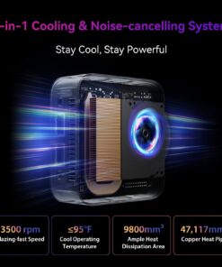 Blackview MP80 Mini PC Intel 12th N95(up to 3.4GHz), 16GB LPDDR5 512GB M.2 SSD Mini Desktop Computers Windows 11 Pro, Support Dual LAN, 3 HDMI, 2.4/5G WiFi, 4K UHD Intel Alder Lake N95 Intel Alder Lake N95/ 16GB RAM 512GB SSD 21 71qnvxDyBoL