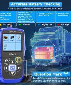 NEXAS NL102 Pro Heavy Duty Truck Scanner Enhanced Full System Diesel Diagnostic Scan Tool for Cummins Detroit Freightliner International Paccar Check Engine for HD Truck & Car 2-in-1 Code Reader NL102 truck scanner 15 71qnyxdtJCL