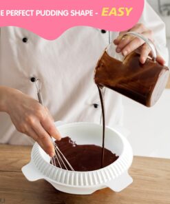 HYQO 3D Silicone Cake Molds for Baking - Silicone Baking Mold Round Cake Pans Brownie Pan with Lid Cake Mold - Mini Cheesecake Molds Non Stick Baking Pan Set Cake Mousse Circle Chocolate Molds Round 3D Silicone Cake Mold 16 71qoHU0pR6L