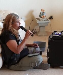 Pyle 500 Watt Outdoor Portable BT Connectivity Karaoke Speaker System - PA Stereo with 8" Subwoofer, DJ Lights Rechargeable Battery Microphone, Recording Ability, MP3/USB/SD/FM Radio - PWMA325BT 26 71qocGXRwyL