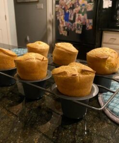 Epica Bellemain Popover Pan for Baking Nonstick Premium Materials, Great for Yorkshire Puddings, Frittatas, Muffins, Quiches, Pudding Cakes, and More 39 71qpKzgwoAL