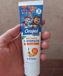 Orajel Kids Paw Patrol Anti-Cavity Fluoride Toothpaste, Natural Fruity Bubble Flavor, 4.2oz Tube 4.2 Ounce (Pack of 1) 40 71qpLz8KYL