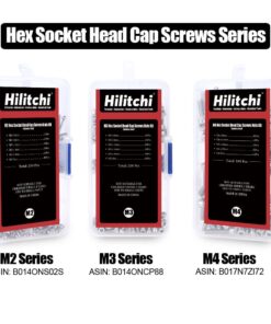 Hilitchi 420pcs M2 M3 Stainless Steel Hex Socket Head Cap Screws Nuts Assortment Kit with Box (304 Stainless Steel) 19 71qpkpCZoL