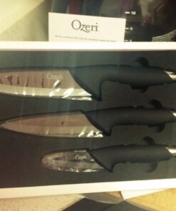 Ozeri Elite Chef Black 3-Piece Ceramic Knife Set 3-Piece Set 62 71qq4duwonL