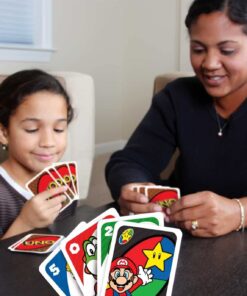 Alternative view of Mattel Games UNO Super Mario Card Game Animated Character Themed Collector Deck 112 Cards with Character Images, Gift for Kids Ages 7 Years Old & Up Small